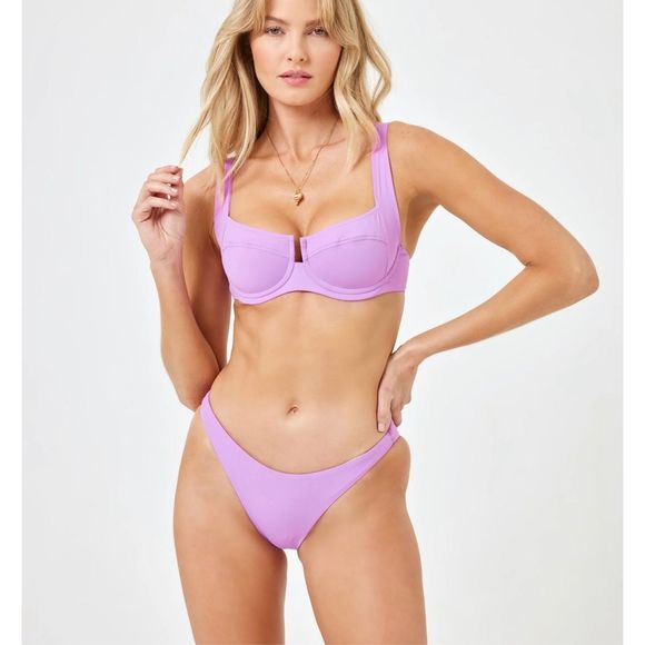 L*Space Camacho Bikini Bottom Jewel Size L - Picture 1 of 9